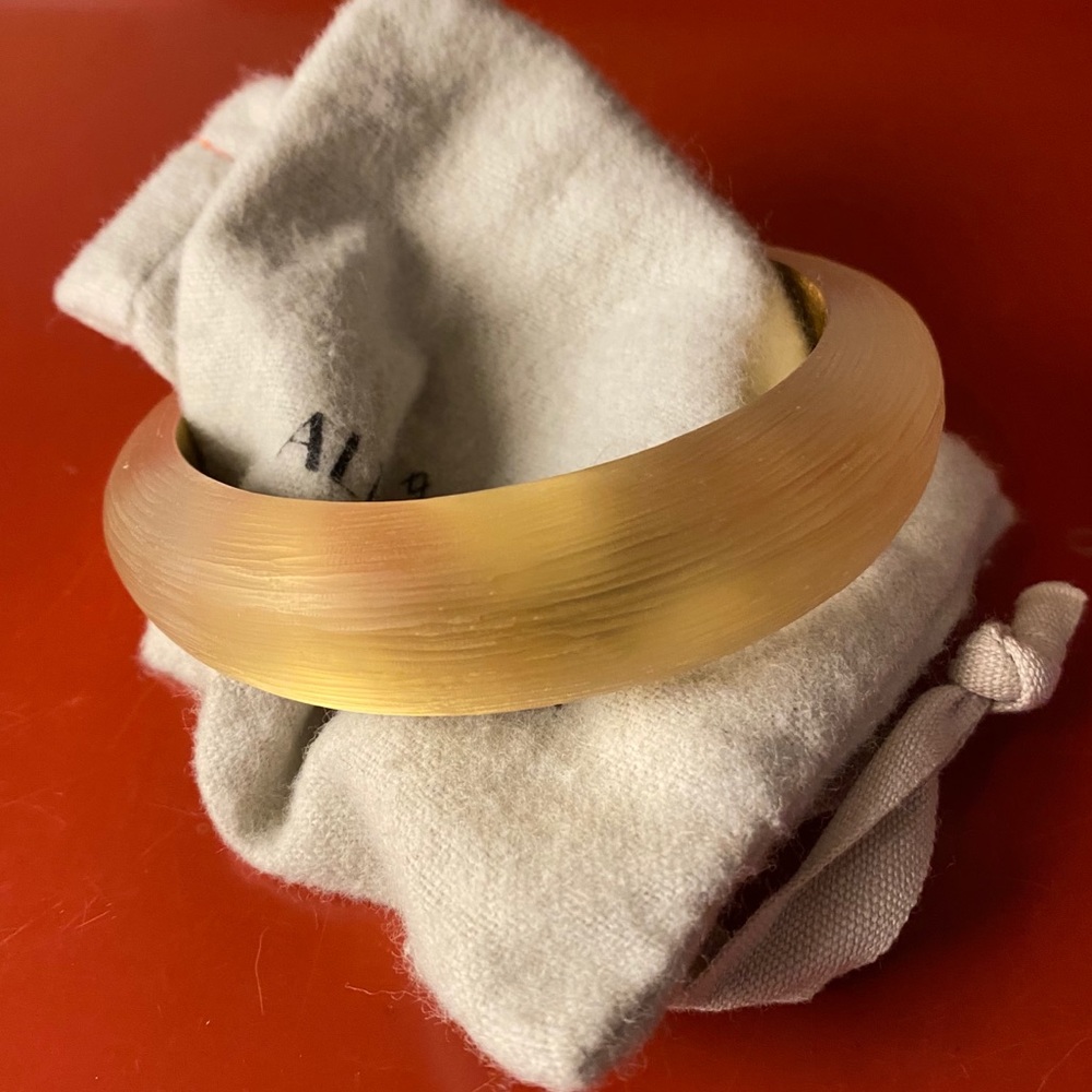 Alexis Bittar Gold Lucite Bangle
